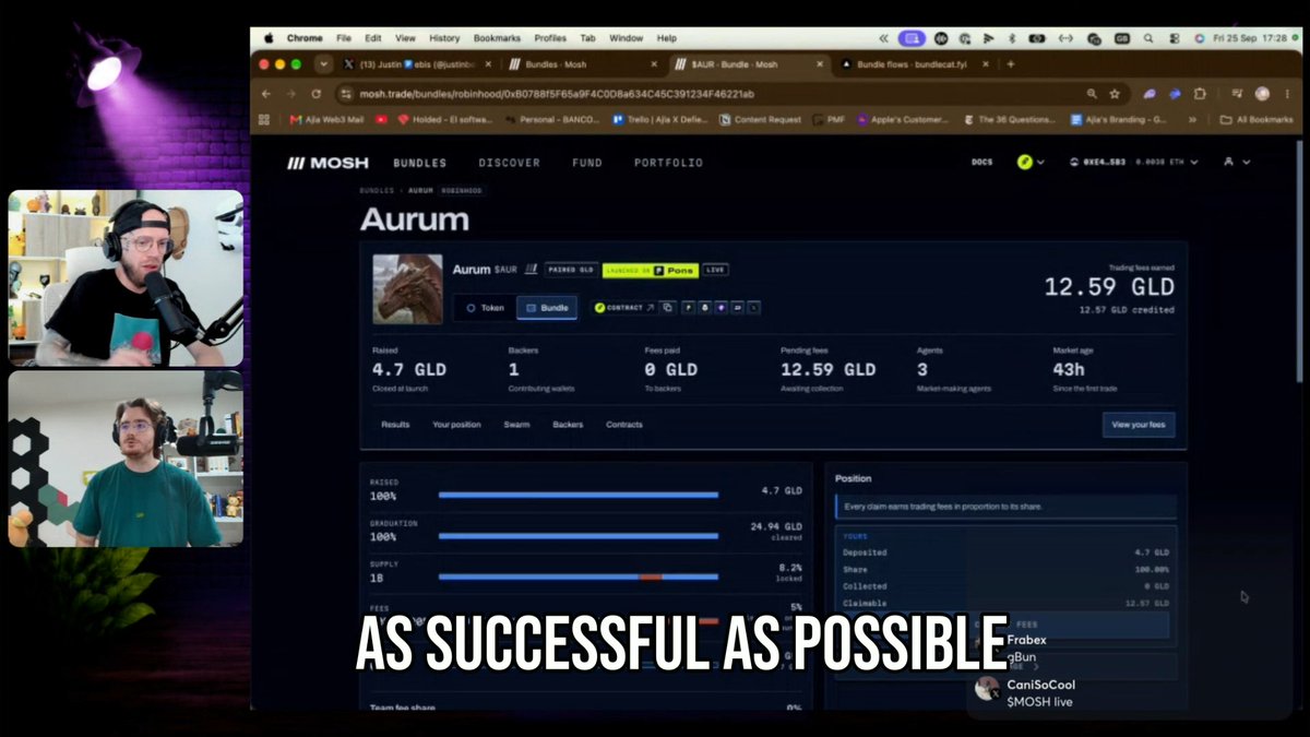 ripchillpill's tweet photo. “ $AUR could be a $10M, $20M, $30M token ”

@Moshdottrade founder @justinbebis on @aurumonmosh and why Mosh wants to help serious builders succeed

the opportunity is here. the work to do is incredibly exciting. 

i’m here to do it  🐉