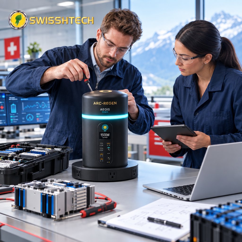 swisshtech7's tweet photo. From developing the Arc-Regen residential power appliance to building the AEGIS platform, Swisshtech is focused on a bigger goal: scalable, fuel-free power access for homes, communities, and critical infrastructure. ⚡

#CleanEnergy #ResidentialPower #EnergyResilience #Swisshtech https://t.co/gl1tu8WAdk