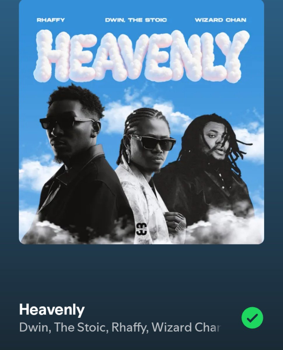 ChanEmpire35's tweet photo. Dwin The Stoic, Rhaffy x Wizard Chan's "Heavenly" is now on Spotify.

Another solid collaboration from the Big Masquerade https://t.co/V2pSSIHPEX