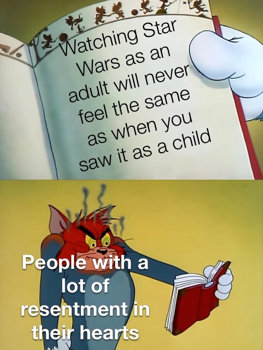 RachelCryar's tweet photo. Star Wars feels different as an adult because it’s made for younger audiences. The original trilogy still stands above the rest and has mature themes, but nostalgia can’t stop us from aging. Happy Star Wars Day. Watching The Phantom Menace and https://t.co/4UMJeAMU37