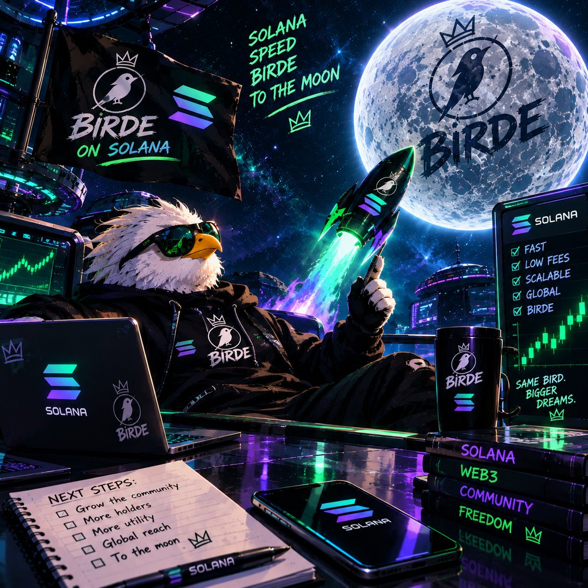smrt_hunt's tweet photo. @yourcryptodj $BIRDE 
The $BIRDE flock is growing. 🐦🔥 Community energy is building.
Ca :-JB4eRMQgeaNQvLRTkoY1CW2nRYSbJAGFeMsKDwSfpump

Tg:-https://t.co/Nk8j9yn3W8

X:-https://t.co/5RXZ5n4Jji https://t.co/KTc3lf39g5