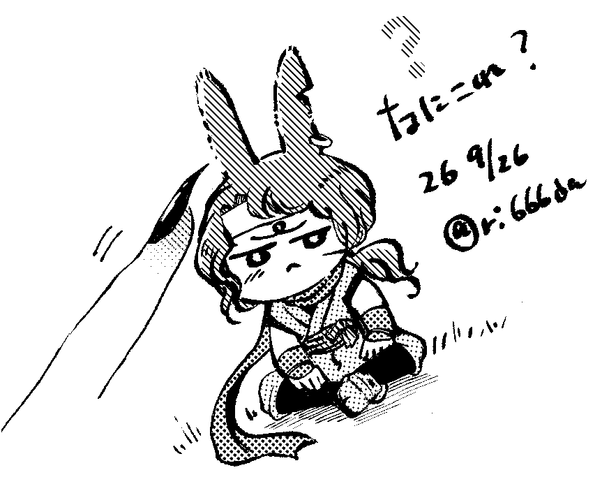 ri666da's tweet photo. なにこれ…（自分で謎ならくがきに困惑している） https://t.co/nrNAbrSQKI