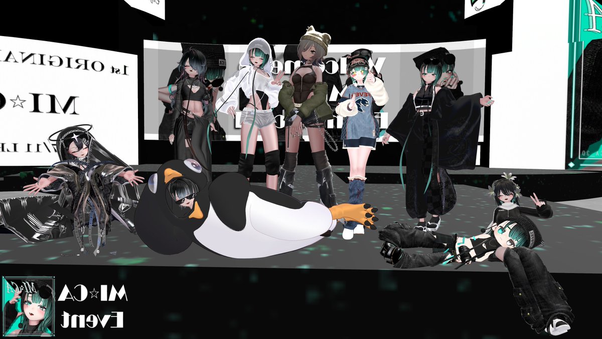 M1st_Lv's tweet photo. めっちゃくちゃ楽しかった！！！
結局最後の1人になるまで見送ってやったぜ！へっへっへ！！！
スタッフさんもママさんも、参加してたみかちゃん達も、本当に貴重な楽しい時間をありがとうございました！
#MICA_3D 
#MICA3D
#MICA_FC 
#VRchat https://t.co/aGssOmtNy8