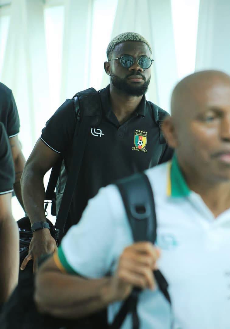 JoueursCMR's tweet photo. Nos lions sont arrivés au Congo, Bryan Mbeumo et ses coéquipiers affrontent les diables rouges mardi à 21h.🇨🇲🇨🇬 https://t.co/atctDto33B