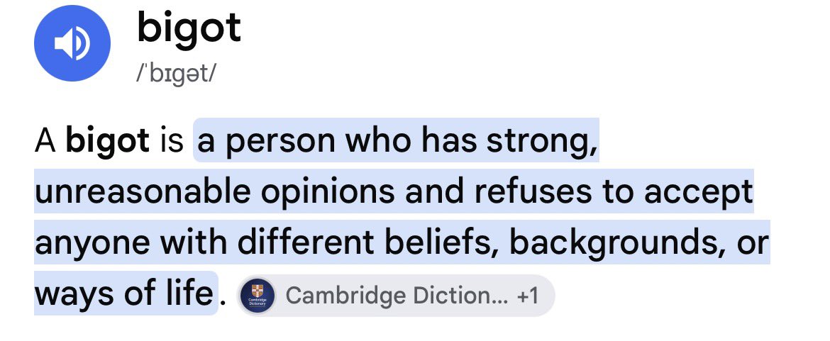 Aetherviews's tweet photo. They call you a bigot because they dislike and disagree with your worldview

They call you a fascist as they celebrate the forcible and violent suppression of opposing voices

It's all quite literally Orwellian Doublethink https://t.co/WxY8VyMKnQ