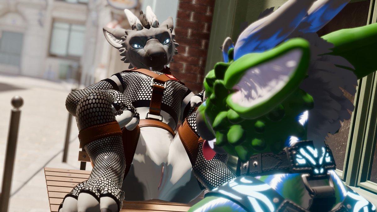 swedishtwink121's tweet photo. First date seems to go well hehe, hopefully i get that second date💜 #lewd #nsfw #furry #yiff #moonfang #dragon #lewdvrc https://t.co/yWshRb6jqH