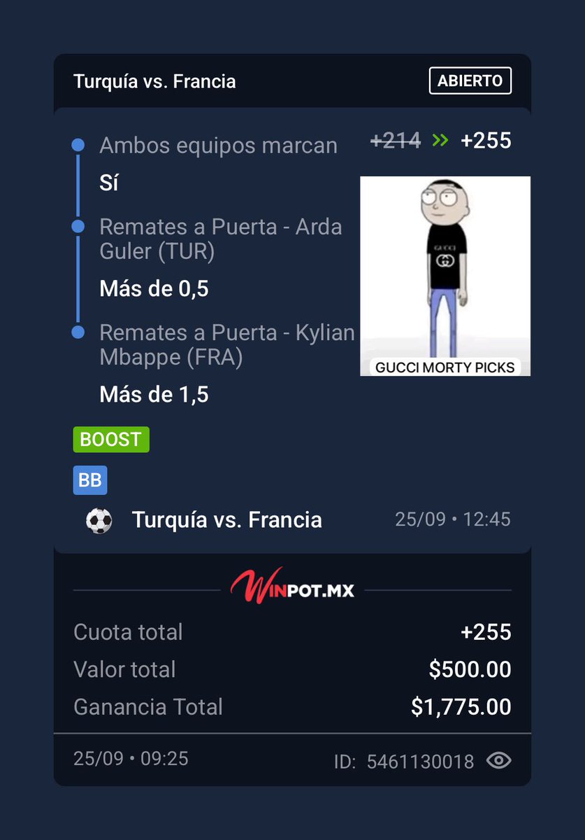GucciMortyPicks's tweet photo. Pues ya que verga, yo sigo jugando me vale verga! https://t.co/31lMV0P22g