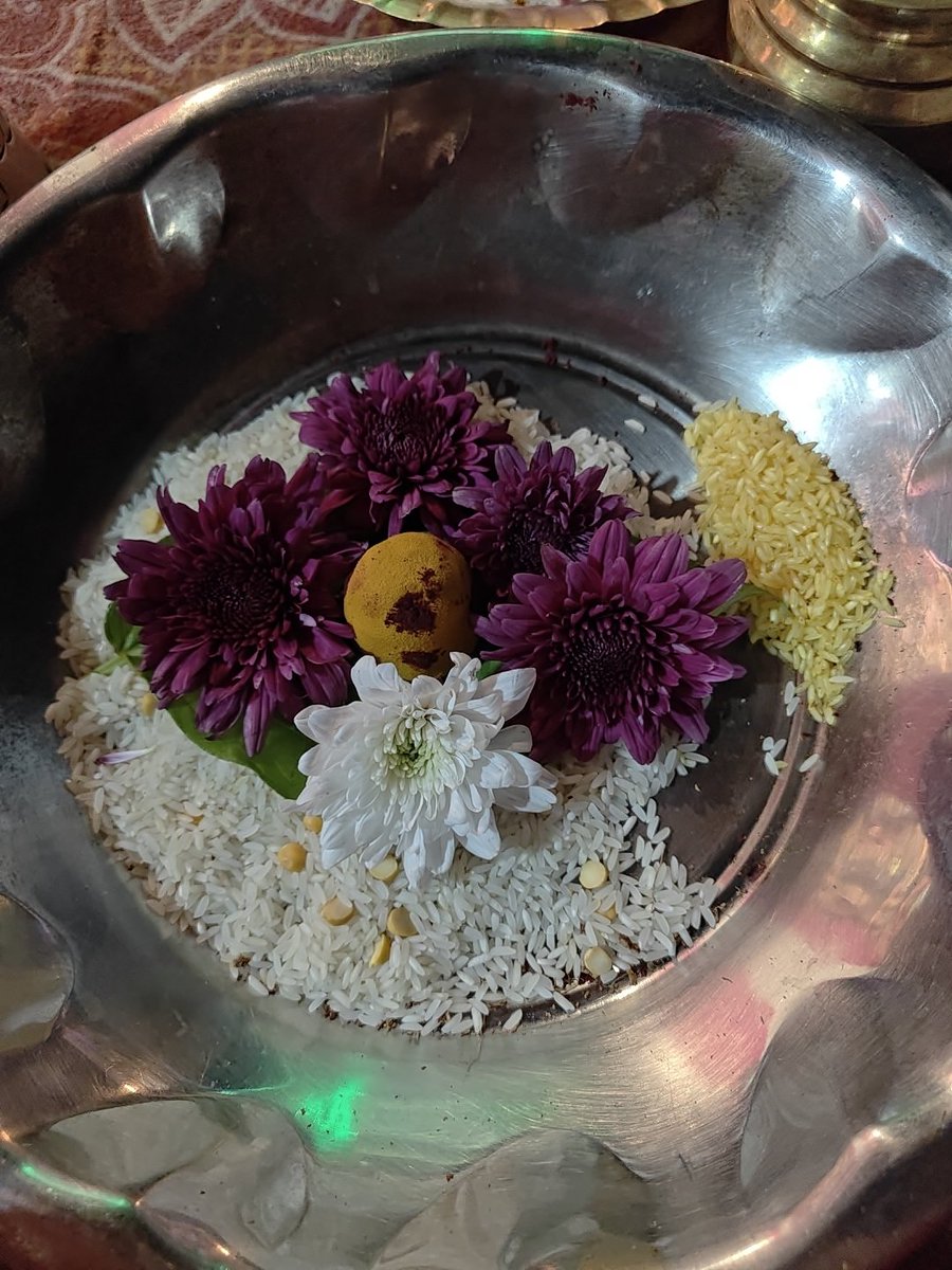 FROOTY_25's tweet photo. Finallyy my Kumkum puja completed 🙏 https://t.co/mctaO6husQ