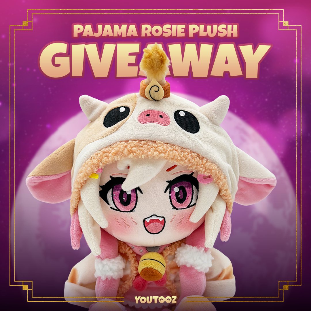 rosiebellmoo's tweet photo. Rosiebellmoo plushy release is rapidly approaching ! So it's time for a giveaway! 
Click the link for a chance to win a RosiebellMoo plushie dropping on Oct 
2nd!
Giveaway → https://t.co/RVFN75QRnm https://t.co/kDuWUK0BY4