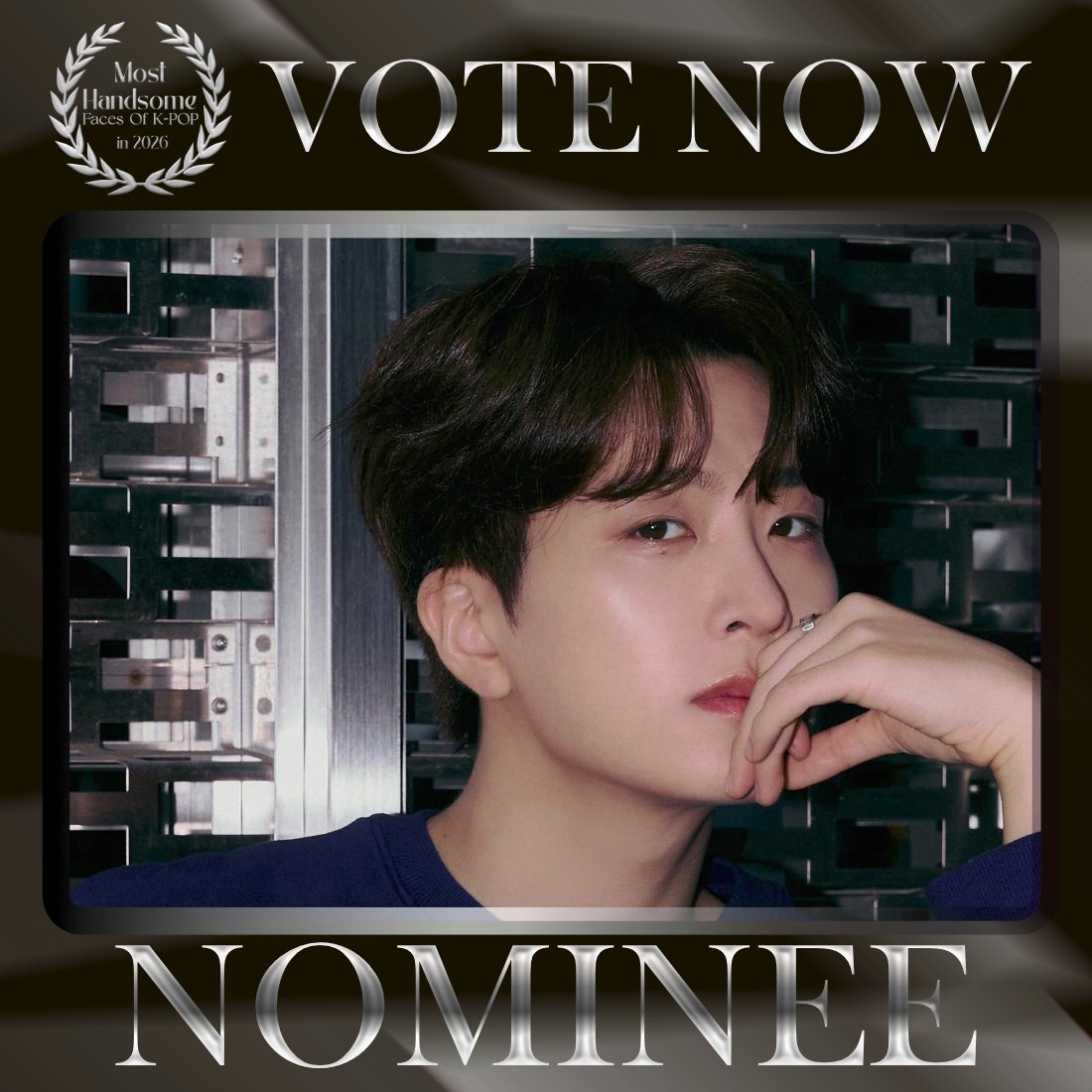 TOP100KPOP's tweet photo. YOUNGJAE (GOT7) is nominated for Most Handsome Faces of K-POP in 2026.

👉 VOTE: https://t.co/KQkXdYYxhj https://t.co/Q0MYy6W06z