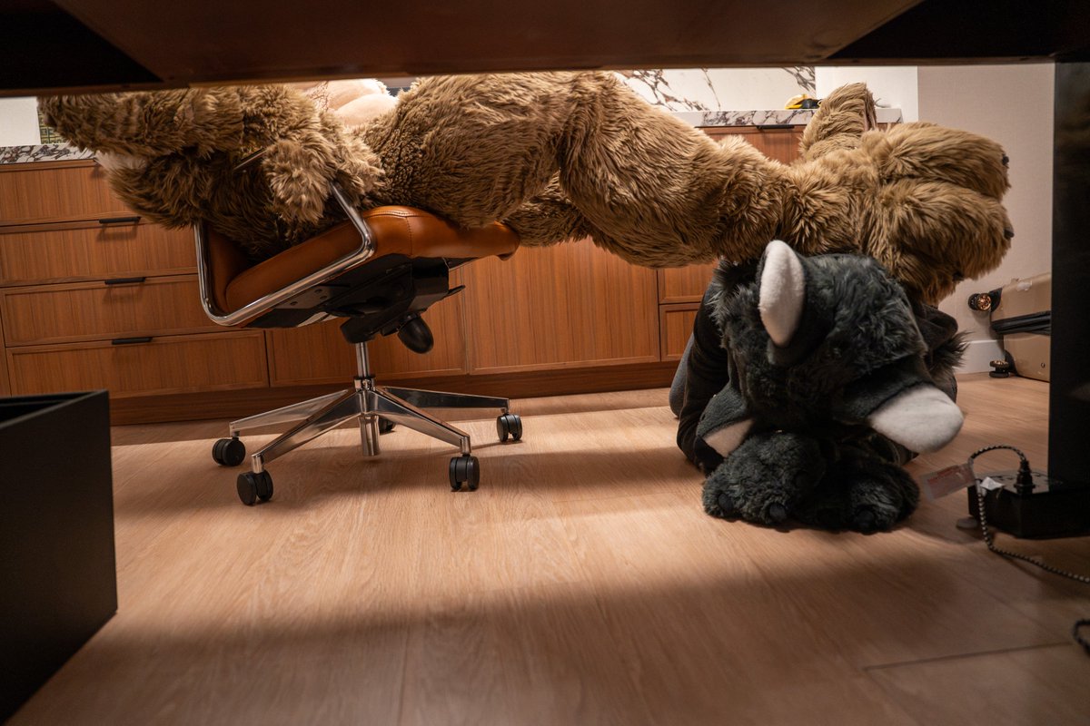 arrowt's tweet photo. After a long day of work, it's just really nice to be able to lay back and put your feet up. 🐾 #FursuitFriday

🐶: @samt517 
📸: @Dravu_ https://t.co/7U8EgcrsZb