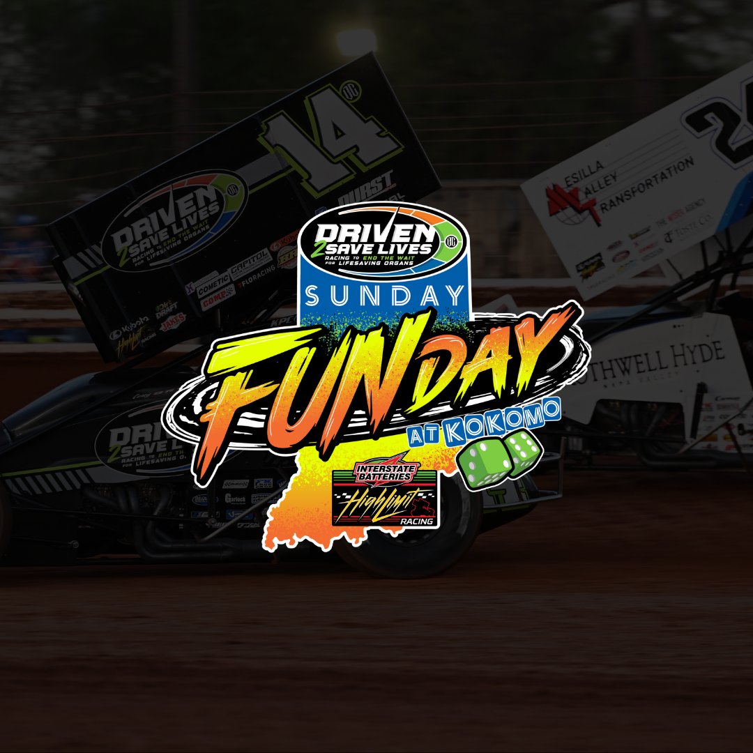 Driven2Save's tweet photo. SUNDAY! 🏎️💨 

All tickets and pit passes from Wednesday's event will be valid for Sunday. We hope to see you there! 

@HighLimitRacing https://t.co/zfz4NAw33L