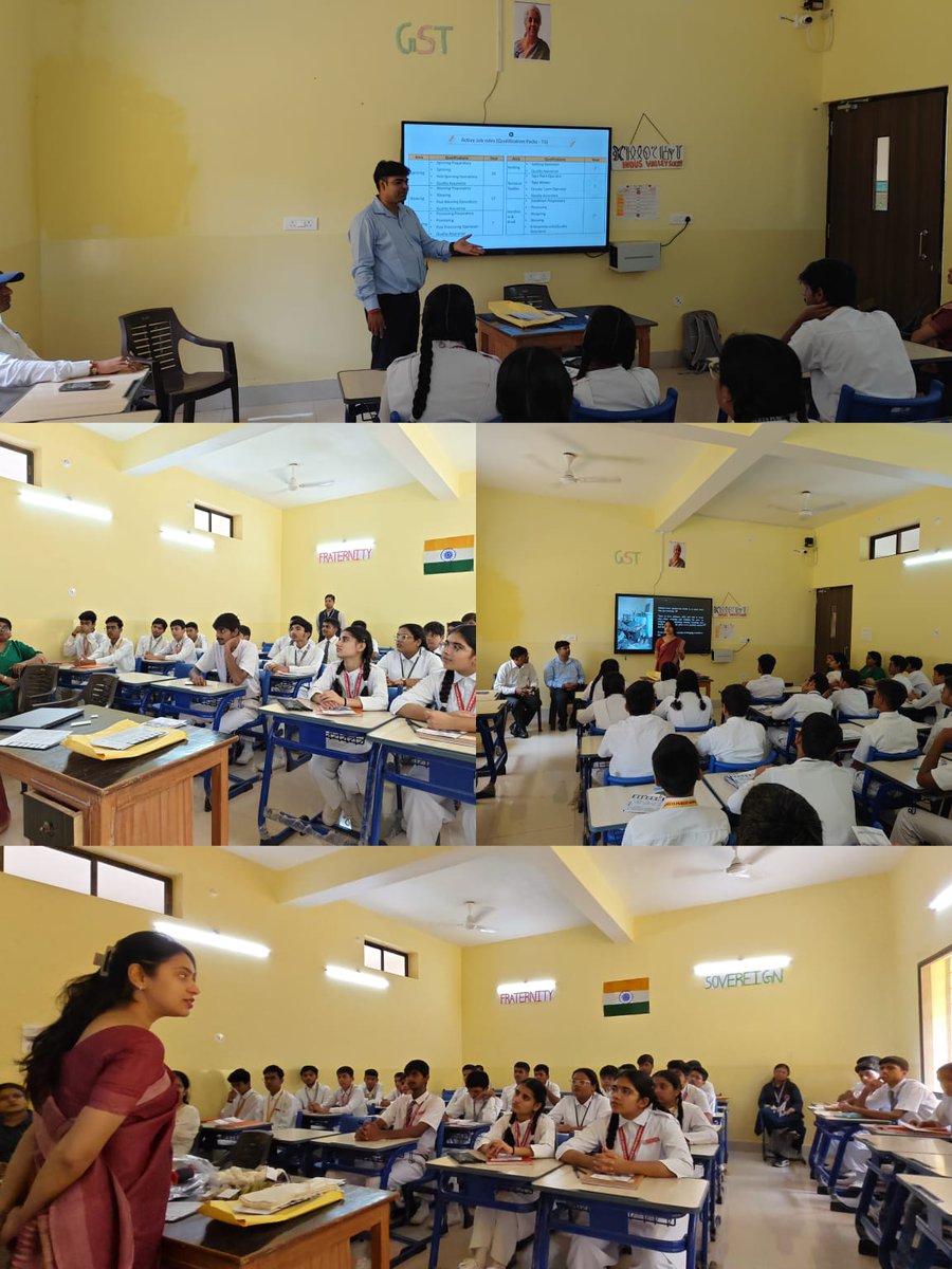 TextileSSC's tweet photo. 🧵Building Skills, Creating Opportunities | TSC–Calderys Katni

The @TextileSSC, in collaboration with Calderys Katni, conducted a community-focused skill awareness and mobilisation programme, engaging students, spouses of officers, and families of contract workers.

#SkillIndia https://t.co/c4ssaKtfdp
