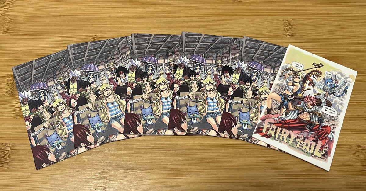 rimokonbaske's tweet photo. FAIRYTAIL 20周年 上海
やっと届いたけど、偏りすぎて…😭
交換探さなきゃ… https://t.co/i0w7QU1Kee