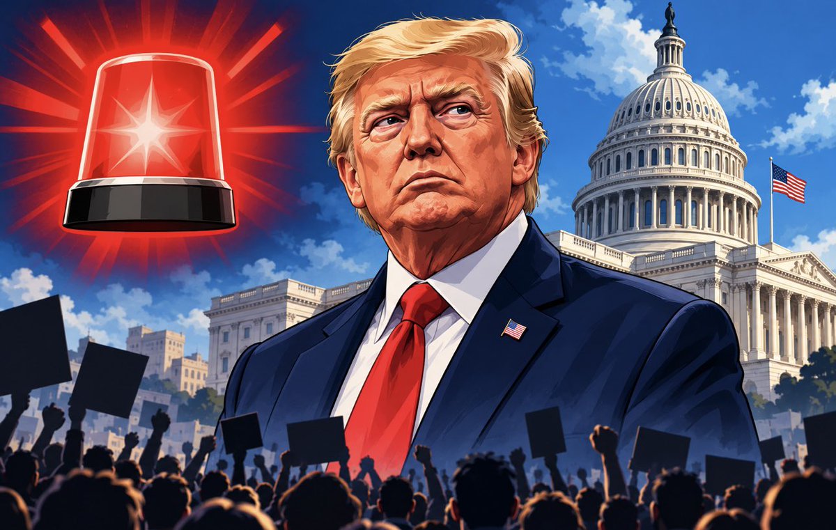 kriptosolhunter's tweet photo. 🚨SON DAKİKA🚨

🇺🇸 ABD başkanı Donald Trump’ın 3 Kasım 2026 tarihinden önce, görevine son verilme olasılığı bir anda %94,8’e yükseldi‼️

ARKA PLANDA BÜYÜK BİR ŞEYLER OLUYOR !! https://t.co/bLXEBS5NpV