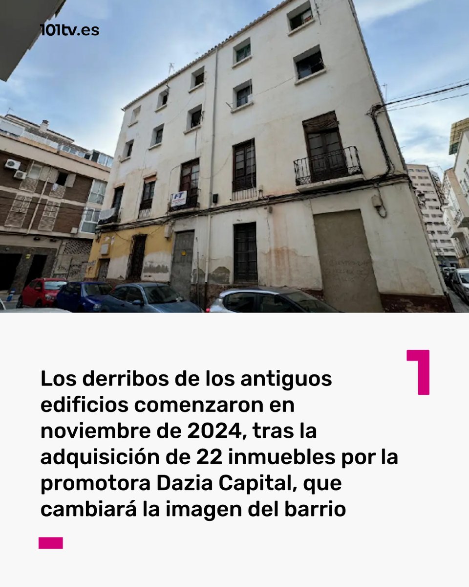 101tvMalaga's tweet photo. 🏘️ Los Callejones del Perchel cambiarán por completo de imagen. La promotora Dazia Capital, a través de Darya Homes, presentará el próximo 8 de octubre su nuevo proyecto para este emblemático enclave de Málaga, que contará con 138 nuevas viviendas. Además, habrá un edificio independiente destinado íntegramente a pisos turísticos.

🏗️ El proyecto sustituirá las antiguas construcciones de los Callejones, cuyos derribos comenzaron en noviembre de 2024 tras la adquisición de 22 edificios por parte de la promotora. El histórico enclave, vinculado al antiguo Perchel de pescadores, dará paso a un desarrollo residencial de diseño moderno.

📱Más información en https://t.co/hXxMoz09bz

#Málaga #ElPerchel #CallejonesDelPerchel #DaziaCapital #Urbanismo