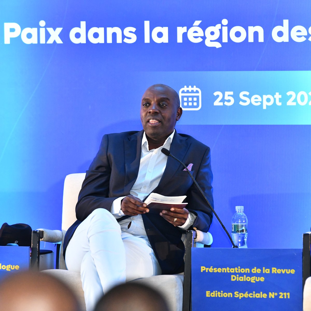 DialogueRwanda's tweet photo. Dr. @AlexMvuka unpacked the FDLR’s evolution, its influence within the #DRC, and the complex challenges of demobilisation; raising critical questions about its continued security implications for #Rwanda and the wider Great Lakes region. https://t.co/uZxAzFMzXY