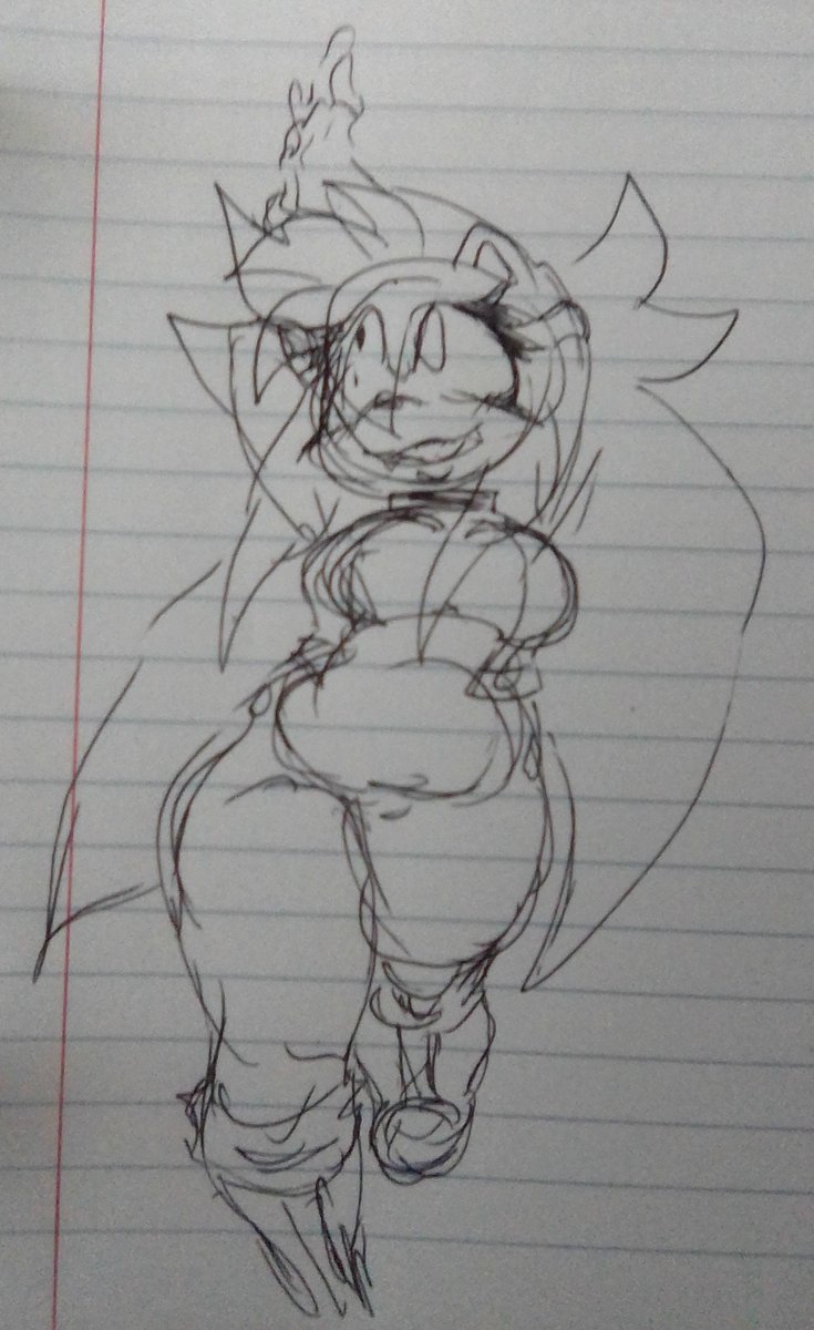 drunkenraveboy's tweet photo. the camera on this tablet is garbo, but regardless trad art #sonicthehedgehog #sonicoc i might have found a good quillstyle for amethyst finally https://t.co/potbCAKv9Z
