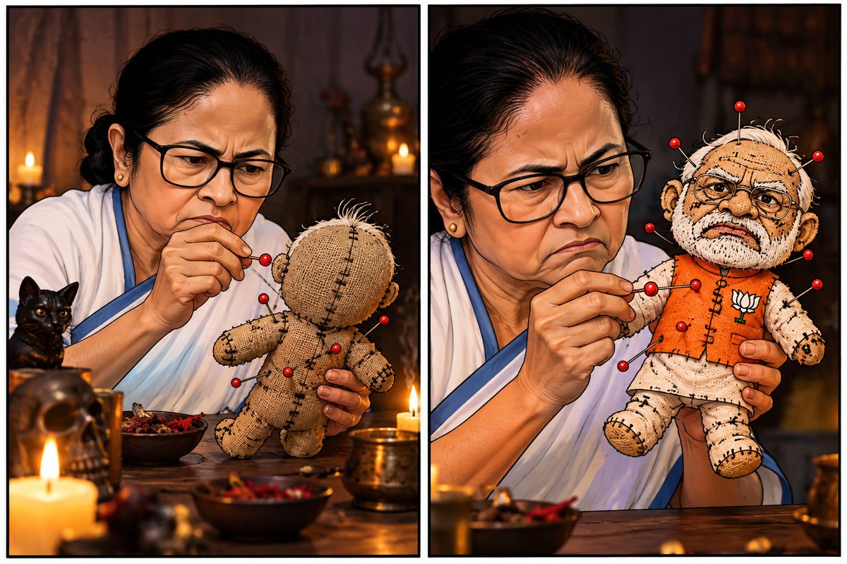 The_Sarcastic_J's tweet photo. The reason BJP's bad time has started after Bengal Elections results. https://t.co/SH2ZdJlqFU