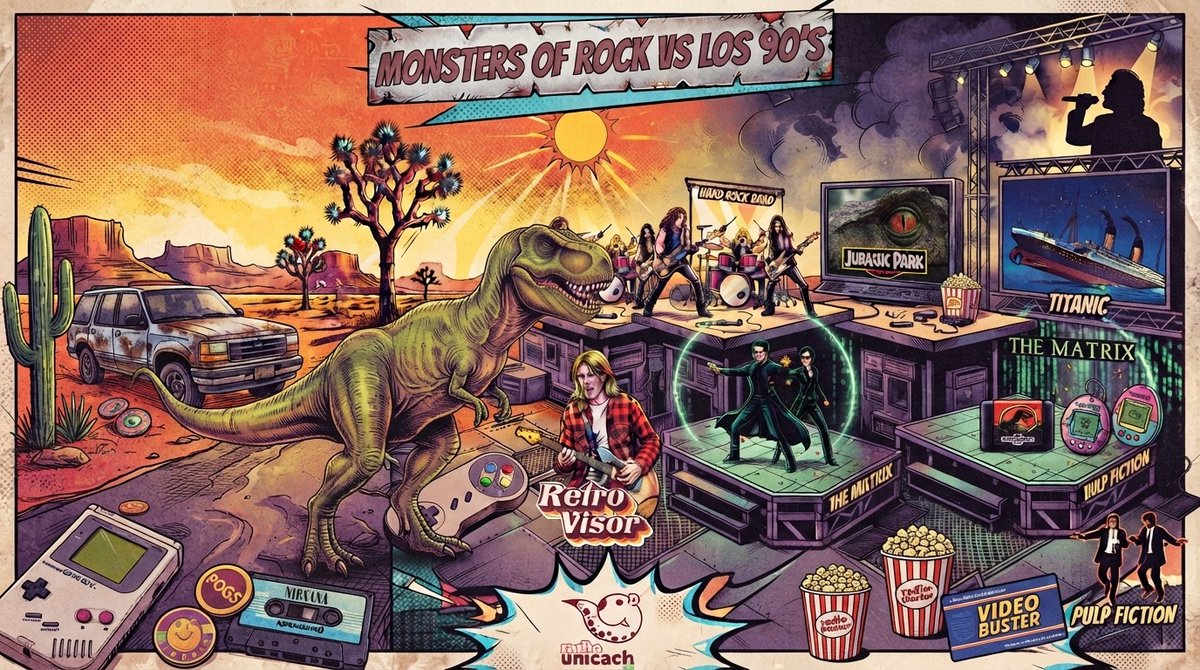 Unicachfm's tweet photo. #Retro Visor
Tema: Monster of Rock Vs. los 90’S.
Conduce: Dani Retro.
Invitado: Mario Samayoa.
https://t.co/OYP6euOFdo 12hrs. https://t.co/JBtZxzpCR4