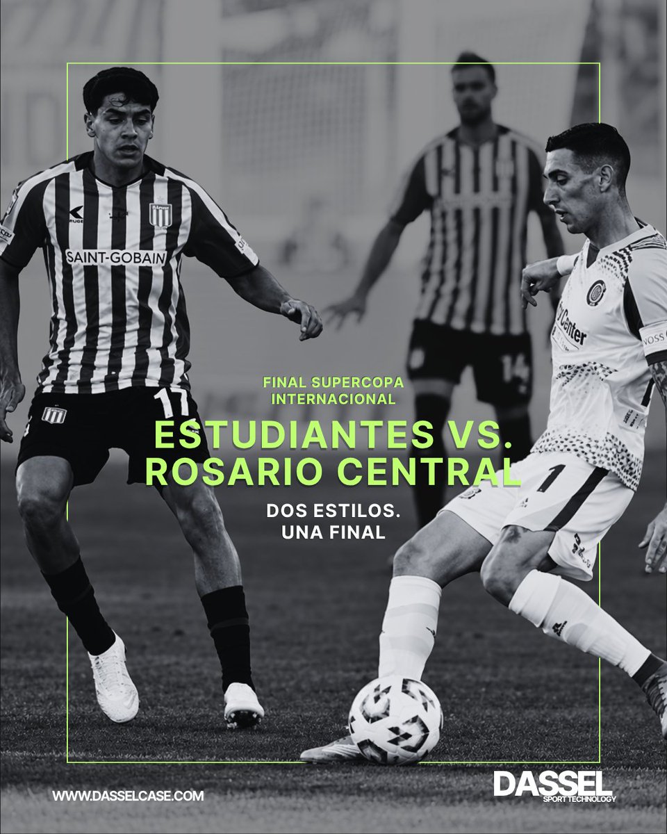 Dasselsportech's tweet photo. Dos equipos. Dos caminos para llegar al mismo objetivo. ⚽📊

Estudiantes apuesta por posesión, volumen y búsqueda constante del arco. Rosario Central, por progresión, circulación y conexión para generar peligro.

En una final, los detalles pueden marcar la diferencia. Y los datos permiten ver lo que el resultado no siempre cuenta.

Datos: Driblab
Análisis: DASSEL Sport Technology
#DASSEL #FootballAnalytics #Estudiantes #RosarioCentral #SupercopaInternacional