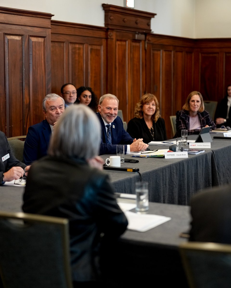 PolyCan's tweet photo. Last week, Polytechnics Canada and the Presidents of Canada’s top polytechnic institutions met with Minister @PattyHajdu for an important conversation about strengthening Canada’s skills system and ensuring Canadians have the training they need to succeed in a changing economy.

We discussed four key priorities:

- Recognizing the central role of polytechnics in Team Canada Strong and in apprenticeship training, attraction and retention
- Embedding polytechnics in Workforce Alliances so they are grounded in current employer needs, relevant curriculum and existing training capacity
- Making mid-career upskilling more accessible
- Building a coordinated defence-skills system that uses existing civilian training capacity

Canada’s leading polytechnic institutions are ready to work with the federal government, employers and communities to turn these priorities into practical pathways for Canadians and to help build the skilled workforce Canada needs for a strong, resilient future.

Thank you to Minister Hajdu for the opportunity to advance this important conversation.

@AlgonquinColleg 
@bcit 
@ConestogaC 
@FanshaweCollege 
@GBPolytech 
@HumberPoly 
@KwantlenU 
@NAIT 
@RRC 
@SaskPolytech 
@SenecaPoly 
@sheridancollege 
@sait