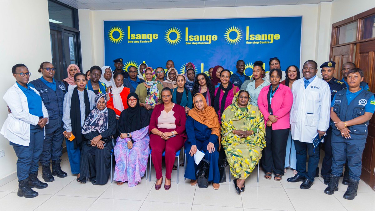 RIB_Rw's tweet photo. Today, the Coordinator of Isange One Stop Centre, Bateta Jeanne received a delegation of UN Women Sudan Country Office at Isange One Stop Centre Kacyiru.

Their visit aimed at benchmarking Rwanda’s holistic approach to services  offered to victims of gender-based violence and child abuse.