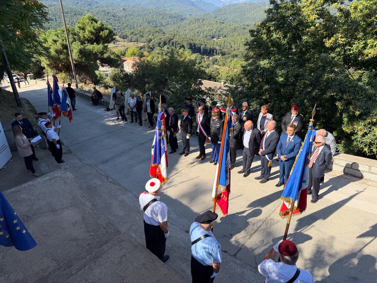 Image de Préfet de Corse préfet de Corse-du-Sud - 🇫🇷 Journée nationale d'hommage aux harkis : cérémonie régionale à #Zonza, devant la première plaqu