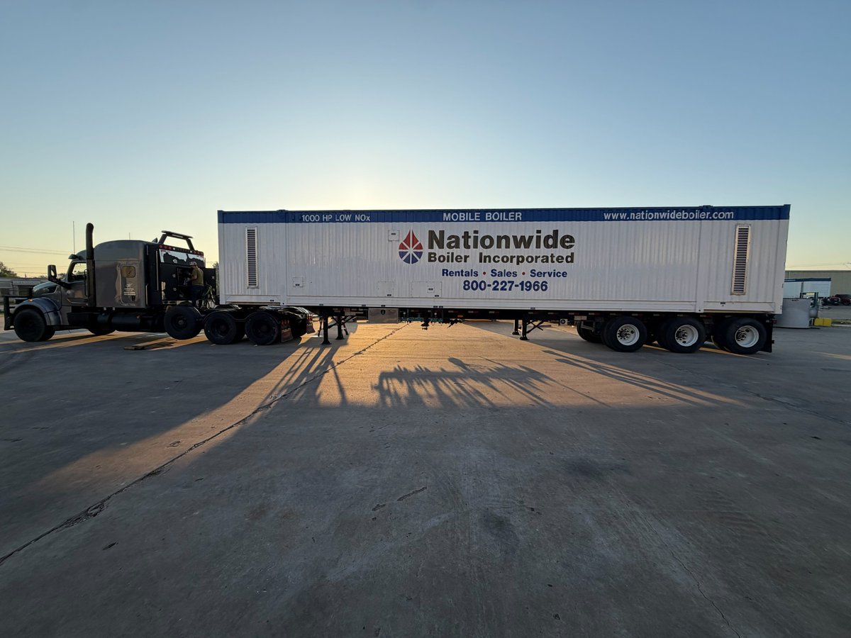 SteamNow's tweet photo. Rental boilers aren’t just for emergencies. Temporary steam can support planned maintenance, turnarounds, equipment upgrades, and seasonal demand. Nationwide Boiler maintains a large #boilerrental fleet ready for planned or unexpected #steam needs. https://t.co/B9F3tixaWz https://t.co/saLumAKV7Z