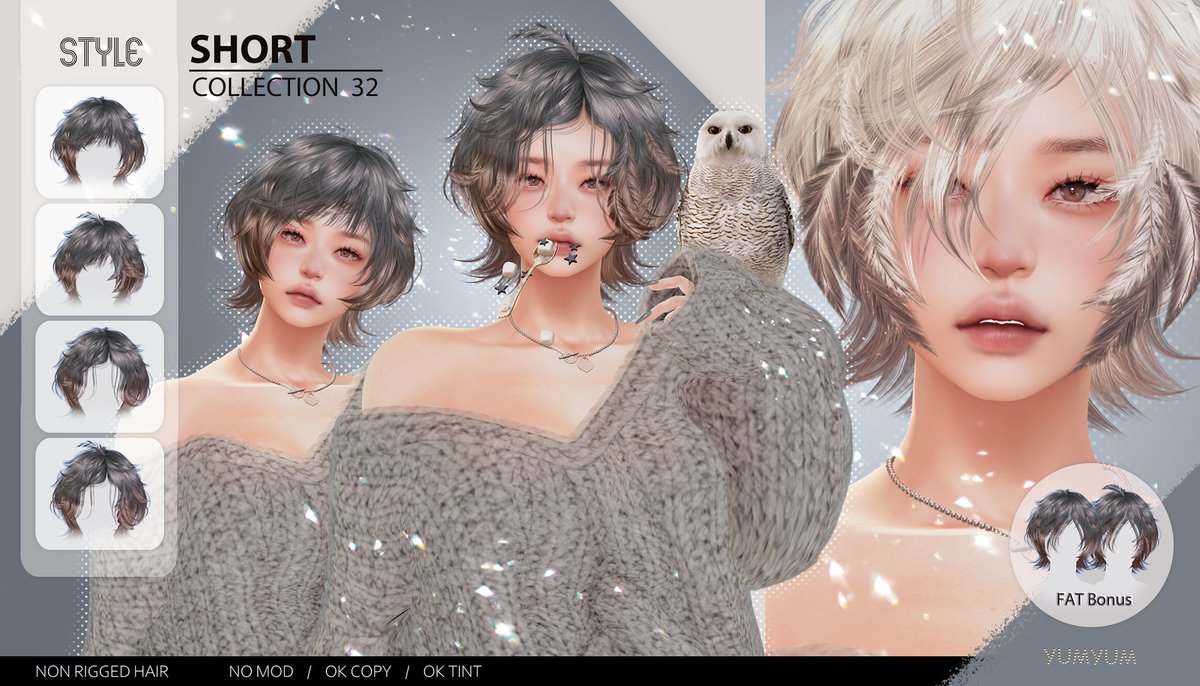 KawaiiFeedSL's tweet photo. *barberyumyum* Hair S32 @ The Fifty〡Taxi: https://t.co/yCKl5SjRiI
#SecondLife #barberyumyum #TheFifty #Secondlifeevent #Secondlifecontent #KawaiiFeed https://t.co/jJ3xt83H6N