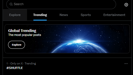 PPxFanPage's tweet photo. One post from @pp_privatejet_2  was all it took to get  SHUFFLE trending on X👀🔥 https://t.co/4G9Mo26XGN
