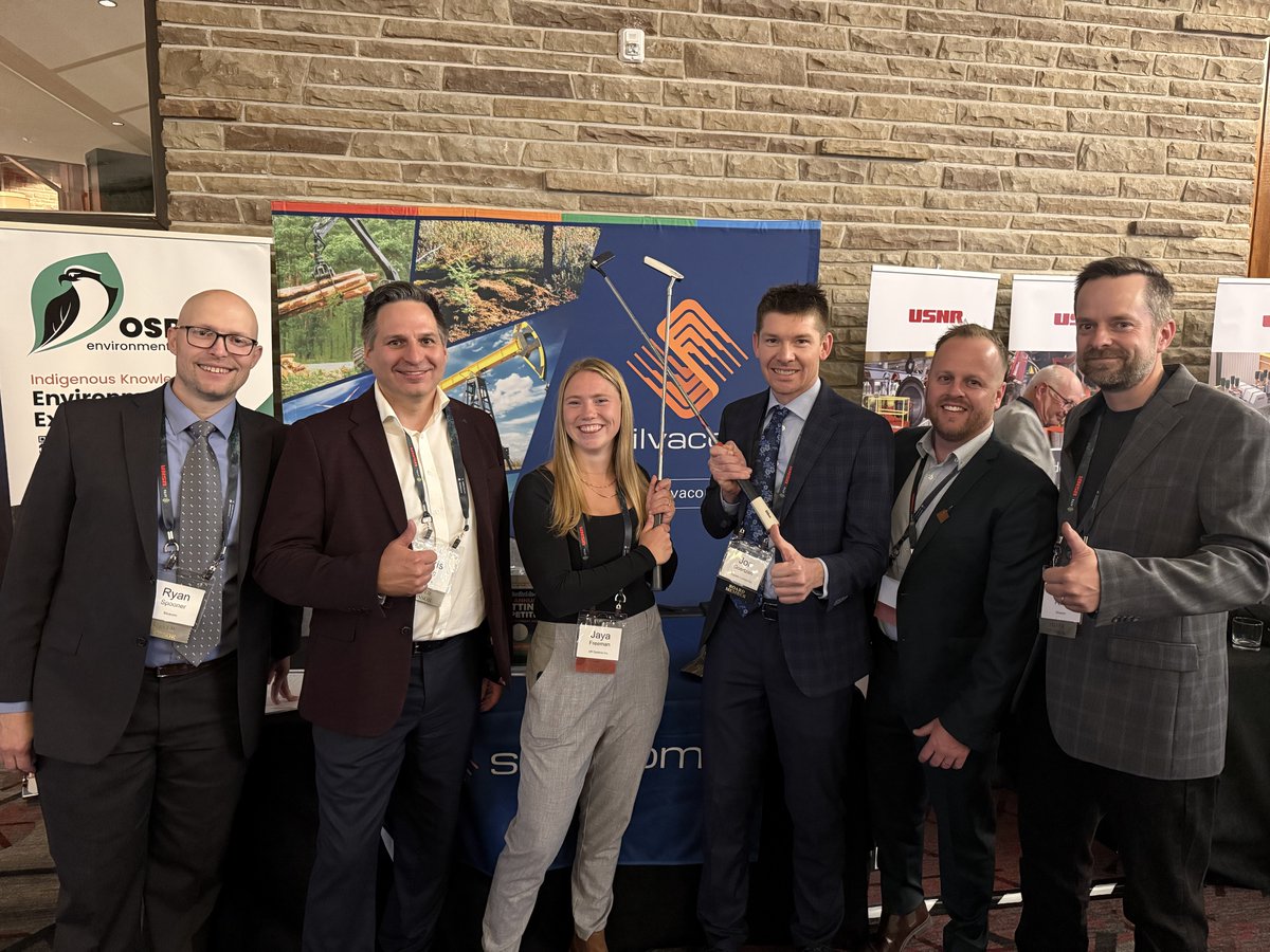 Silvacom's tweet photo. Back in Jasper for the AFPA AGM and Conference🌲
 
Silvacom CEO Tom Grabowski moderated the "Smarter Regulations, Stronger Outcomes" panel, and it was game on at the 10th annual Silvacom Group Putting Contest ⛳ 
 
#AFPA2026 #AlbertaForests #FMS #Silvacom https://t.co/85Wz344J9c