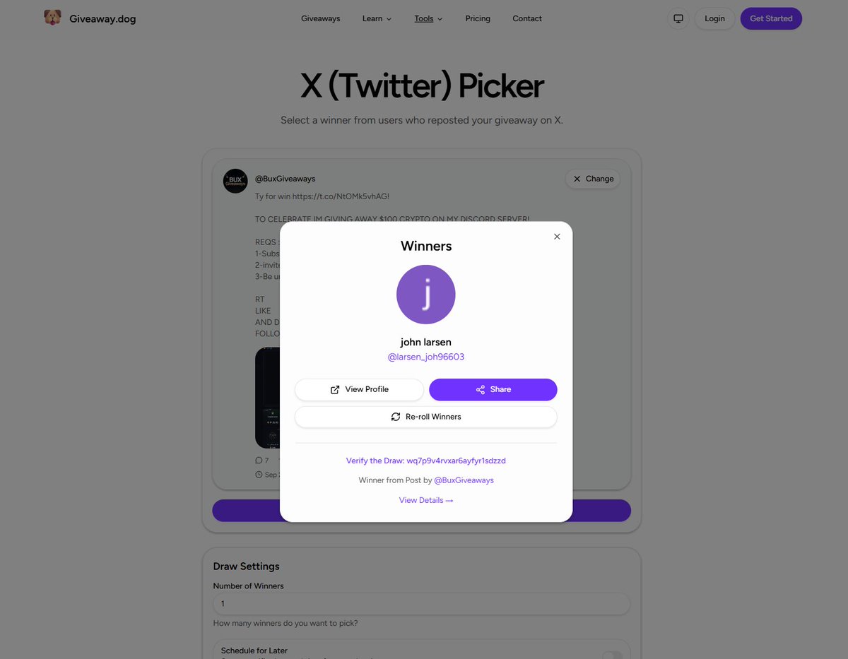 BuxGiveaways's tweet photo. @larsen_joh96603 IS THE WINNER PLEASE SEND ME YOUR $SOL ADRESS

GRATS BROTHER https://t.co/3iraaIPjnP