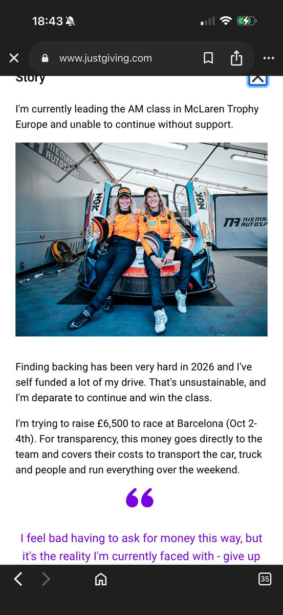 vsthegrid's tweet photo. if you can help charlie continue racing at Barcelona please do! the only way we can keep women and queer people in motorsport right now is showing that we want them there and sponsor will eventually follow suit because that’s where money is. charlie deserves to race. link below https://t.co/Qo5vDwU0qD