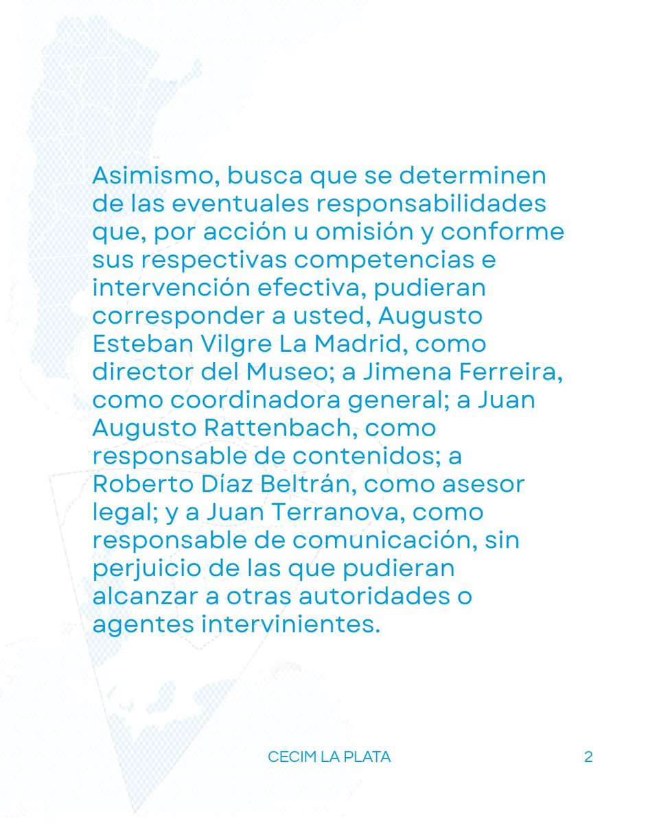 cecimlaplata's tweet photo. Intimamos al Director del Museo Malvinas https://t.co/fPf6olA3w1