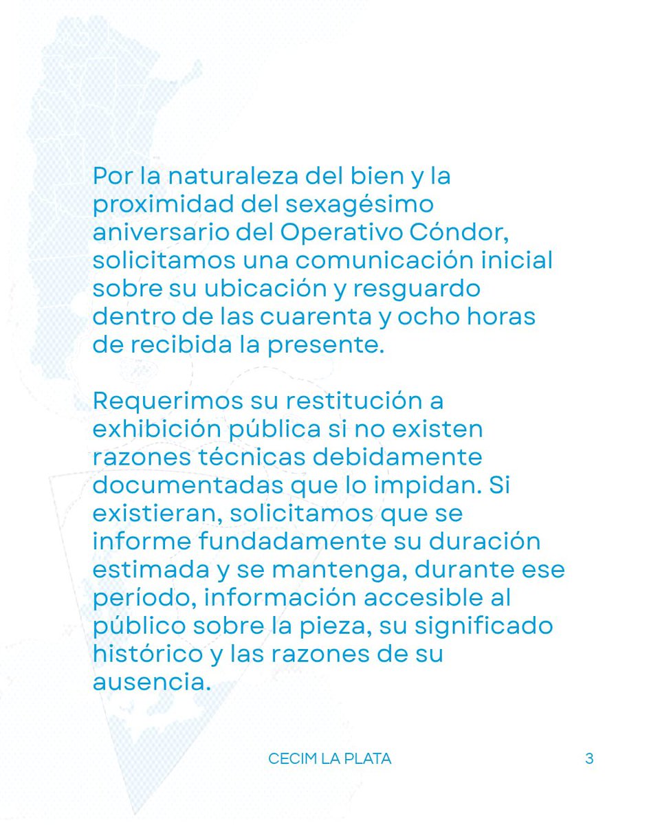 cecimlaplata's tweet photo. Intimamos al Director del Museo Malvinas https://t.co/fPf6olA3w1