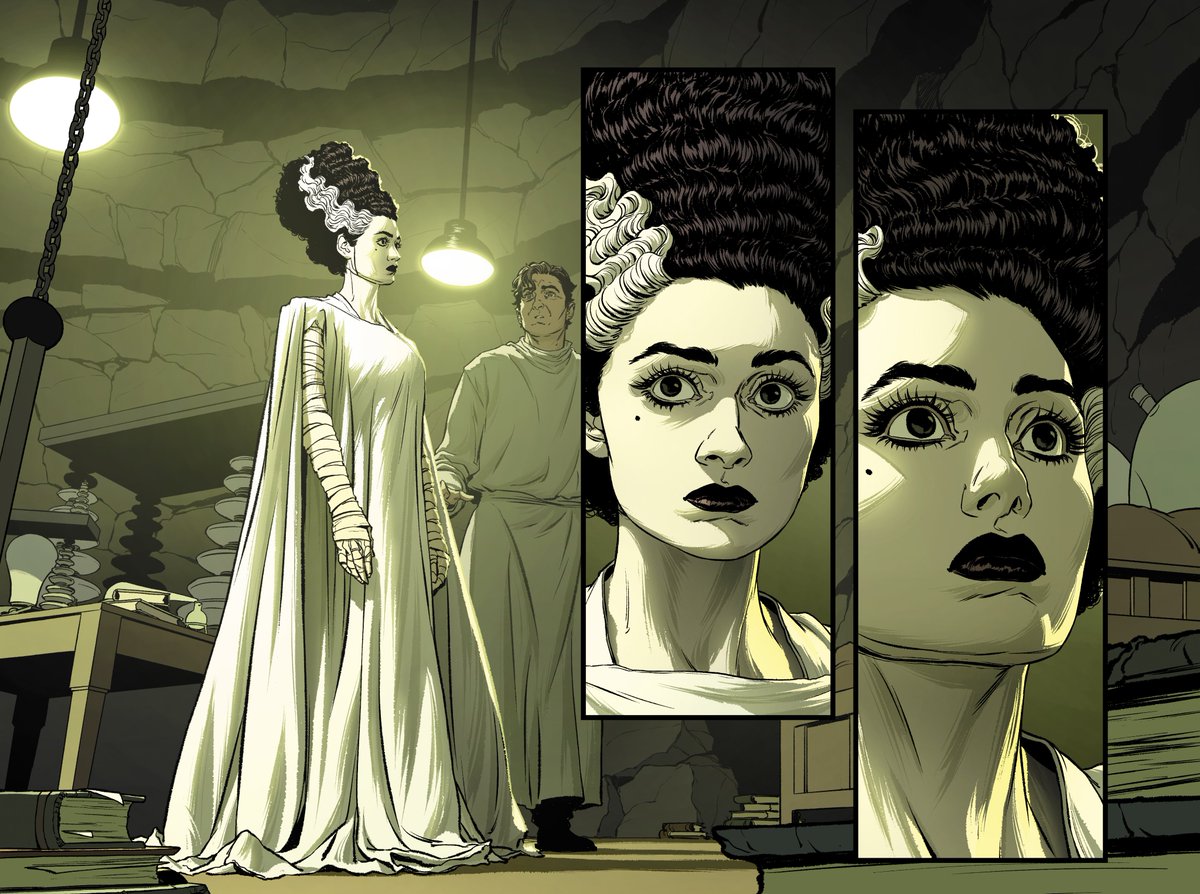 MattiaIulis's tweet photo. Preview of the first issue of THE BRIDE OF FRANKENSTEIN LIVES, October 28!
Written by the best @79SemiFinalist

⚡ The FOC is Monday, September 28. If you want this on your pull list, make sure your Local Comic Shop knows today!

@Skybound https://t.co/GdT0Mh8SIl
