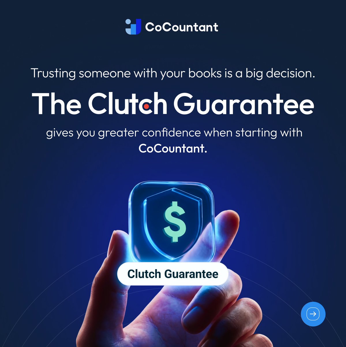 CoCountant's tweet photo. Trusting someone with your books is a big decision. You deserve to know who you're working with, how your finances will be managed, and what to expect from day one.

With CoCountant, you get a dedicated controller and accounting team working inside your own QuickBooks account. And now, with the Clutch Guarantee, eligible new engagements are backed by a 14-day, 100% money-back guarantee.

Because trust shouldn't depend on promises alone. It should be backed by accountability and work you can see.

Explore our Clutch profile and learn more about working with CoCountant : https://t.co/2x4KZAmb5L

#ClutchGuarantee #CoCountant #ControllerLed #Bookkeeping #FinancialClarity #AccountingServices #SmallBusinessFinance #BusinessGrowth
