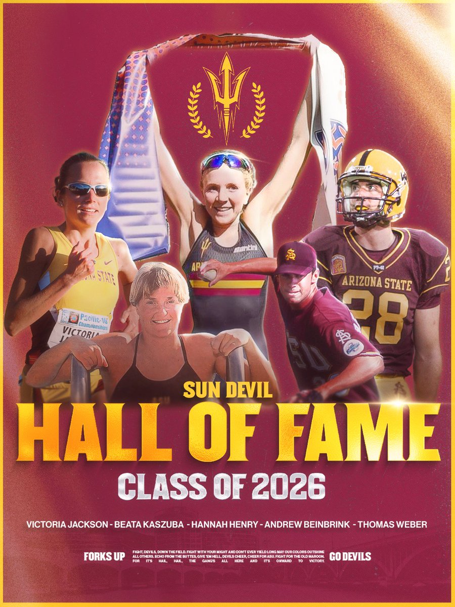 sundevilclub's tweet photo. Only two weeks away from honoring our Sun Devils at the Hall of Fame Ceremony! If you haven't purchased your tickets yet, here's the link: https://t.co/k9wTsTC755 https://t.co/Sc8ldlCysR