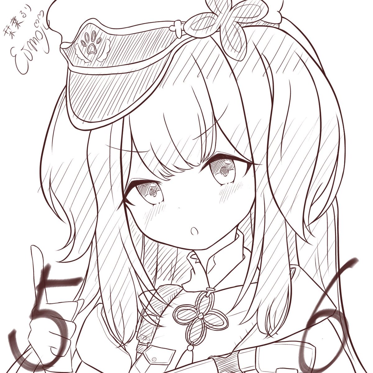ei_illust0202's tweet photo. DAY56: 栞葉るり(にじさんじ)
明日色塗りします…！！(ᐡ ̥_   ̫ _ ̥ᐡ) ఇ
#イラスト #栞葉書 https://t.co/ekWsjkFE5S