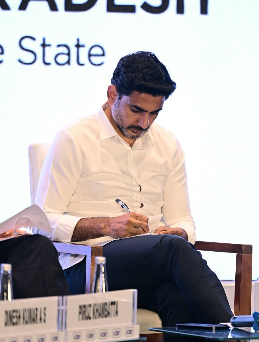 naralokesh's tweet photo. At the CII Partnership Summit Roadshow in Ahmedabad, I invited Gujarat’s industry leaders to partner with us in building the next chapter of AP’s growth.

In the first 9 months of FY 2025-26, Andhra Pradesh attracted 25.3% of India’s proposed investments. But announcements are only the beginning — our real focus is grounding projects with speed.

Our promise is built on 3S: Speed, Stability and Service.

Across AP, we are developing 23 sectoral clusters spanning electronics, green energy, pharmaceuticals, steel, drones, aquaculture, advanced manufacturing and more. Gujarat has shown India what entrepreneurship, infrastructure and strong execution can achieve. Andhra Pradesh brings scale, speed and a strategic gateway to the East Coast.

Gujarat + Andhra Pradesh can create something extraordinary.

Come, build with us.

@FollowCII 
#ChooseSpeedChooseAP