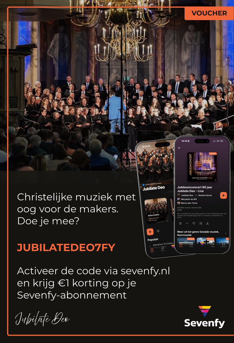 marcodentoom's tweet photo. Nieuw op Sevenfy! Jubileumfeest van Jubilate Deo https://t.co/sSqgVkEipJ