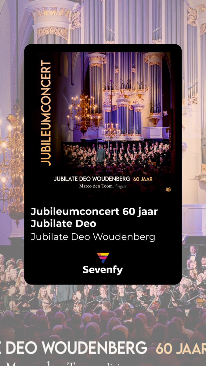 marcodentoom's tweet photo. Nieuw op Sevenfy! Jubileumfeest van Jubilate Deo https://t.co/sSqgVkEipJ