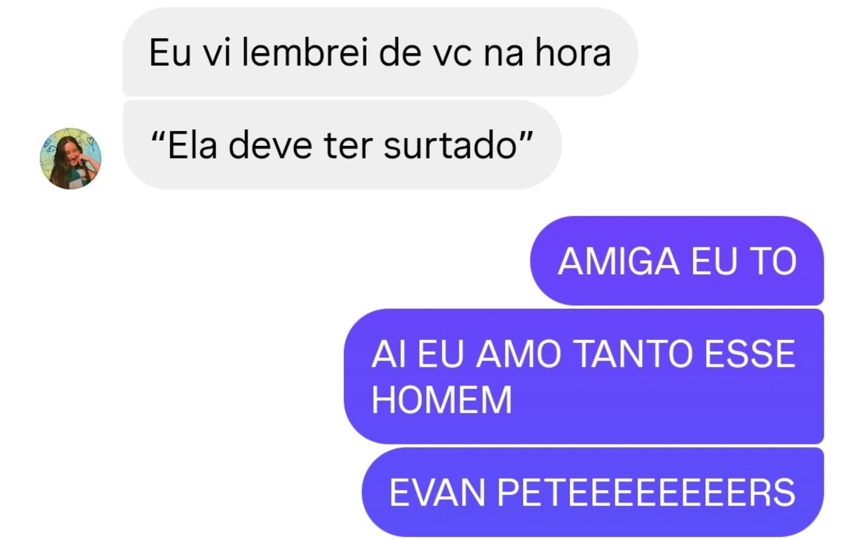 percyjaksn's tweet photo. ai eu recebo notificação que a giovana me mandou um reels e era um do evan 😩😩 https://t.co/NMmZxAmhJM