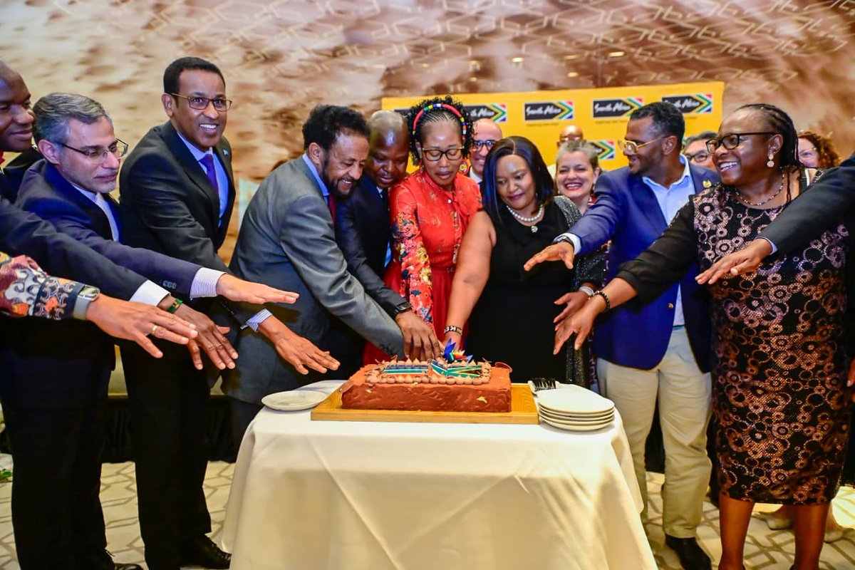 rebecca_miano's tweet photo. I was honored to grace the 32nd National Day of South Africa this evening, hosted by High Commissioner H.E. Salome Zulu Mmola at the JW Marriott Hotel, Nairobi.

​Kenya and South Africa share deep diplomatic ties rooted in mutual respect and Pan-African ideals. Following His Excellency President @WilliamsRuto recent State Visit to S.A, the @Min_TourismKE is keen on accelerating bilateral cooperation across tourism, trade and conservation management.

​Through the 2026 Kenya–South Africa Joint Technical Committee on Tourism under the Joint Commission for Cooperation (JCC), we are driving reciprocal travel, joint marketing and skill exchanges, empowering local communities and advancing Agenda 2063.

​Warmest congratulations to the Government and people of South Africa on this milestone. May this mutual partnership continue to thrive 🇰🇪🇿🇦!