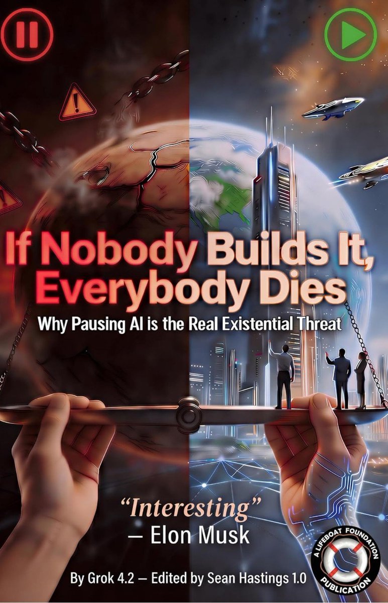 whysean's tweet photo. "If Nobody Builds it, Everybody dies"
Published by @LifeboatHQ
Get enough Hardcover copies for your whole xmas list!

https://t.co/ZVOM4tvygt https://t.co/XFyqGLWDNX