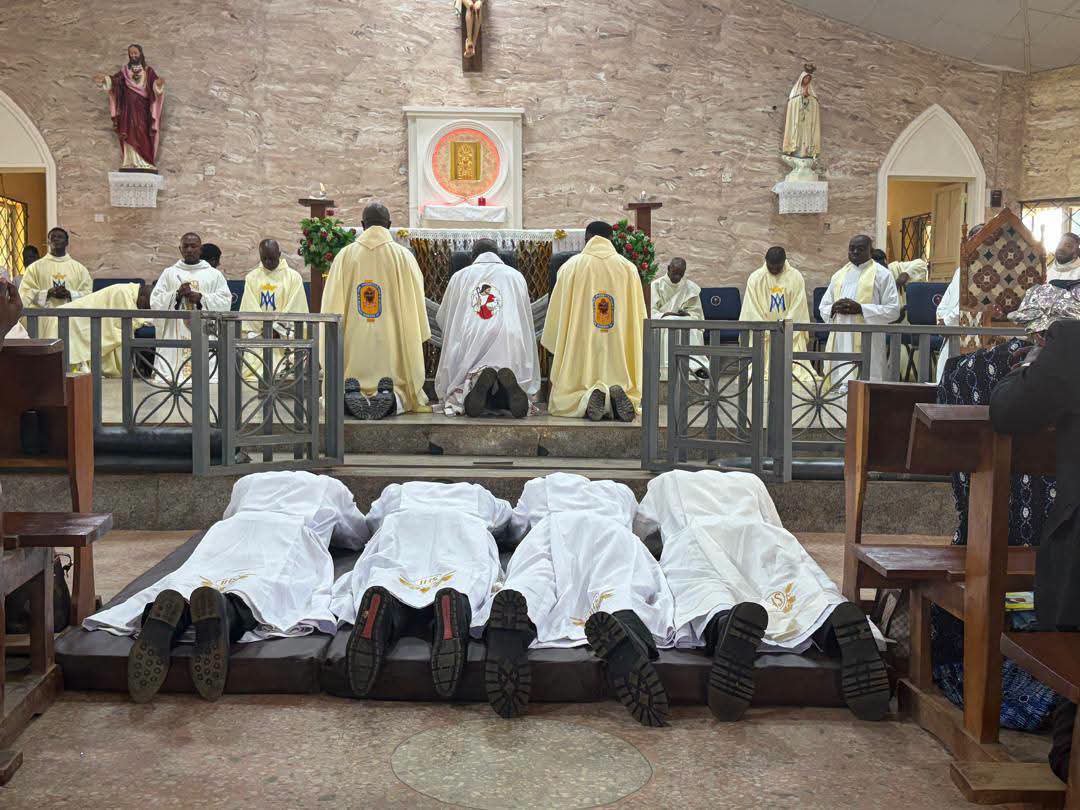 FrUgochukwu's tweet photo. Today in the Diocese of Lokoja, Rev. Timothy Senibi had the joy of witnessing the diaconate ordination of his grandson.

Rev. Timothy is a permanent deacon, one of the relatively few permanent deacons in Nigeria. Permanent deacons are ordained for a lifelong diaconal ministry and, unlike transitional deacons preparing for priesthood, they can marry, but before their ordination. A married man must have his wife’s consent before being ordained a permanent deacon. Once ordained, however, a deacon cannot marry if he becomes a widower.

His grandson, on the other hand, was ordained a transitional (transitory) deacon, taking the final diaconal step on the way to priesthood.

Rev. Timothy did not only give himself to the service of God; he has also been blessed to see a grandson from his own lineage offer himself to that same service. 

One generation serving at the altar, and another generation now following.