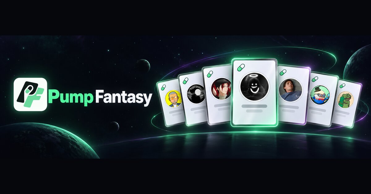 pumpfunfantasy's tweet photo. Introducing Pump Fantasy League, a fantasy league for
@Pumpfun traders.  

Draft traders from the pumpfun leaderboard and make one your captain, whose points count double. 

Your score comes from their real PnL, and the board resets every Monday.  Free to play. https://t.co/UmawQBD7Z0