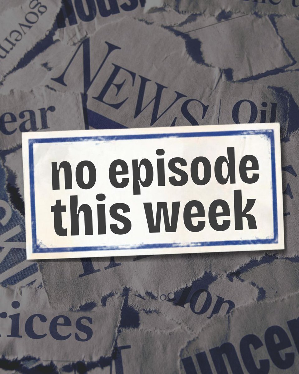 oneminuterecess's tweet photo. Quick pause—no episode this week. We’ll be back next week. Thanks for sticking with us! https://t.co/m6KJJXTgEJ