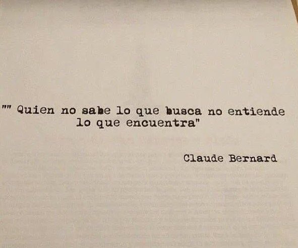 literlandweb1's tweet photo. “Quien no sabe lo que busca no entiende lo que encuentra”.
Claude Bernard https://t.co/VDu1HegP3S